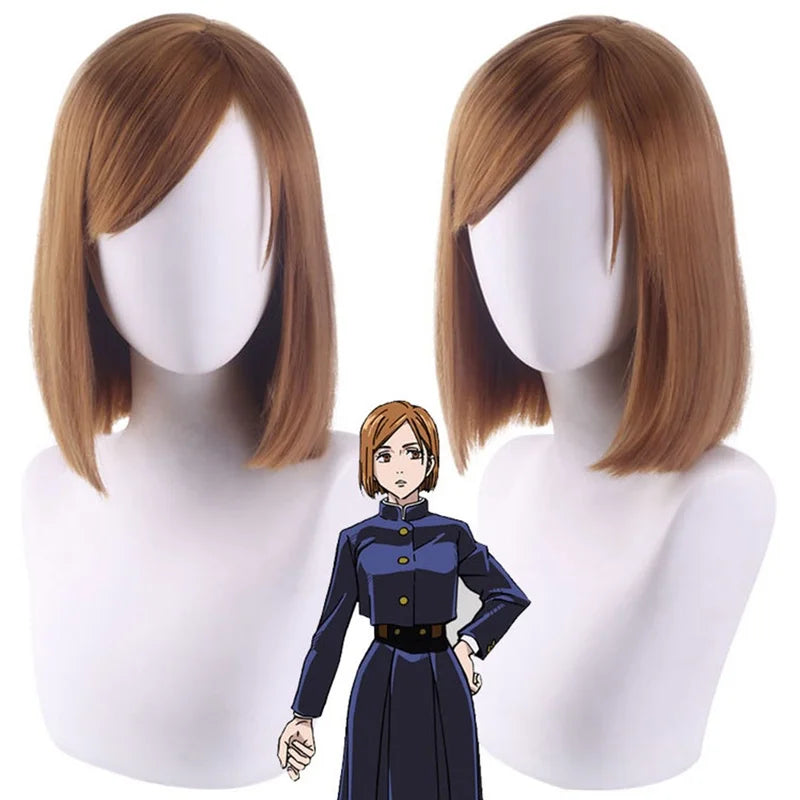 Anime Jujutsu Kaisen Cosplay Costume — Kugisaki Nobara Tattoo Girl’s Full Uniform Dress Set