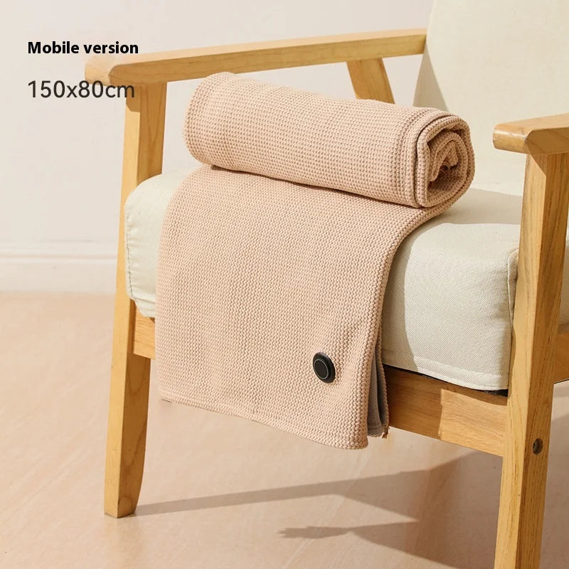 USB Electric Wearable Heated Blanket – Washable Warmer with 3 Adjustable Temperature Levels for Women
