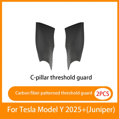 Tesla Model Y Juniper 2025+ Door Threshold Strips – ABS Anti-Scratch & Dirt-Resistant Interior Accessories for Front & Rear Doors