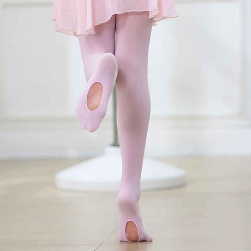 Princess Baby Girls Ballet Tights – High Elasticity Dance Pantyhose for Kids & Infants (Spring/Autumn)