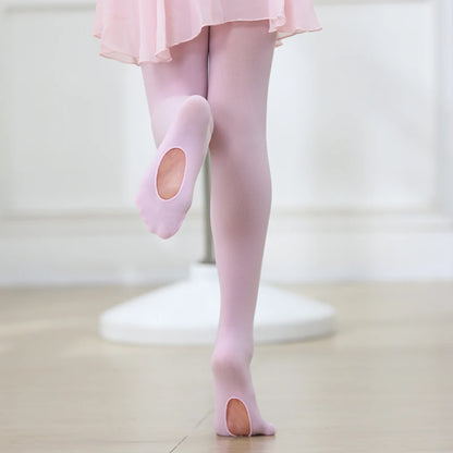Princess Baby Girls Ballet Tights – High Elasticity Dance Pantyhose for Kids & Infants (Spring/Autumn)