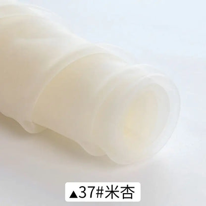 Sheer Organza Fabric Roll - Wedding Party Decoration Material For Romantic Birthday And Event Decor