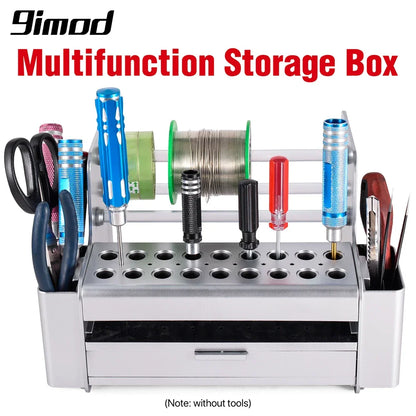 9IMOD Screwdriver Storage Rack - Multifunctional Desktop Organizer Stand for RC Repair Tools & Screwdrivers