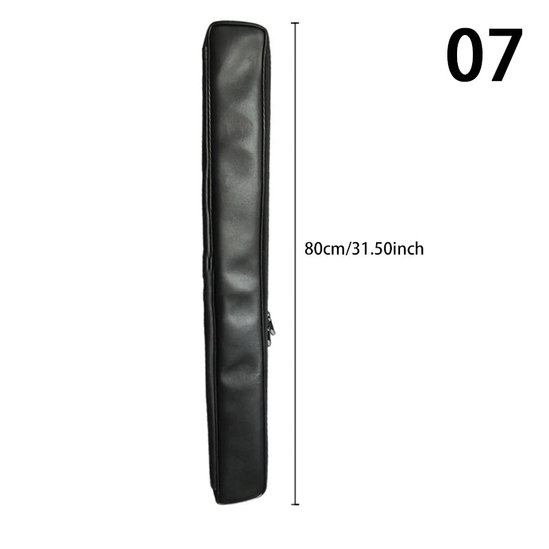 Waterproof Leather Instrument Bag - Thickened Vertical Storage Case for Flute, Piccolo, Saxophone & Wind Instruments