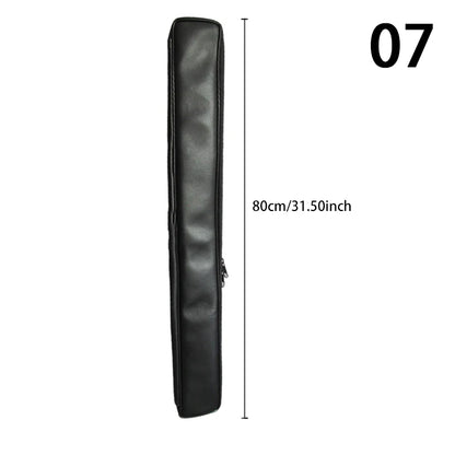 Waterproof Leather Instrument Bag - Thickened Vertical Storage Case for Flute, Piccolo, Saxophone & Wind Instruments