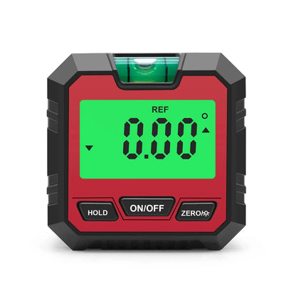 Digital 360° Angle Gauge – Mini Electronic Inclinometer with Magnetic Base, Universal Bevel Protractor Measurement Tool