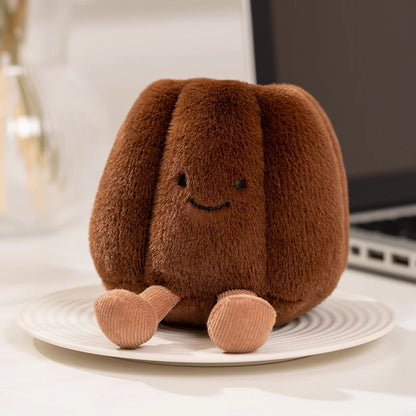 Cute Dessert Plush Toys – Soft Cake, Waffle, Pancake, Macaron, Éclair Stuffed Dolls for Kids Gift & Home Decor
