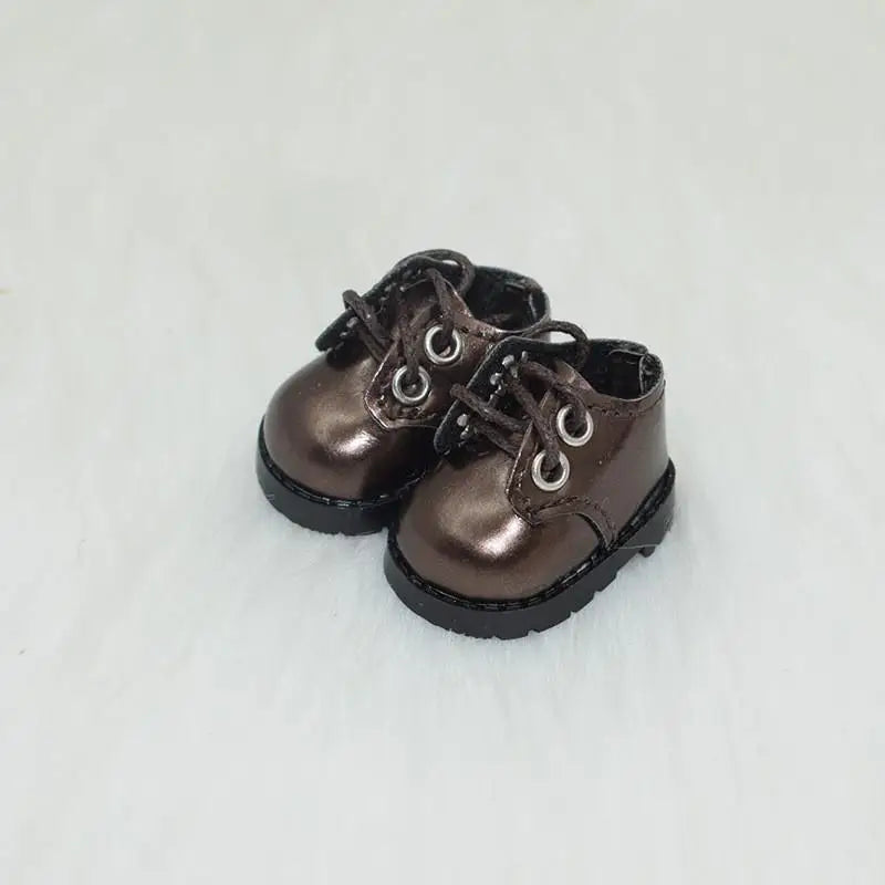 LABUBU Leather Shoes for 17cm Cotton Dolls – Casual Sports Boots DIY Doll Accessories