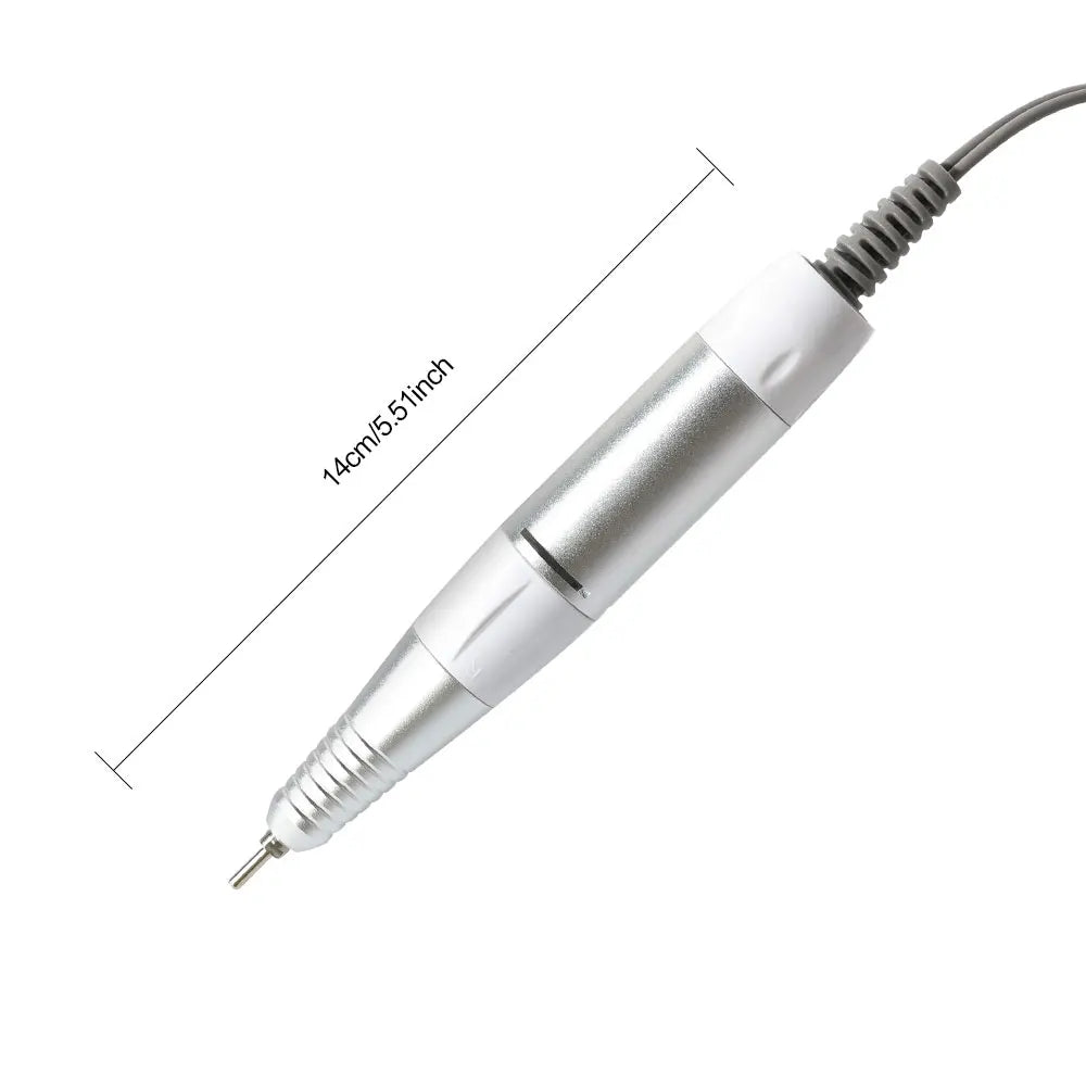 5-Pin Electric Nail Drill Pen Handpiece - Manicure & Pedicure File, Polish and Grinding Machine Accessory