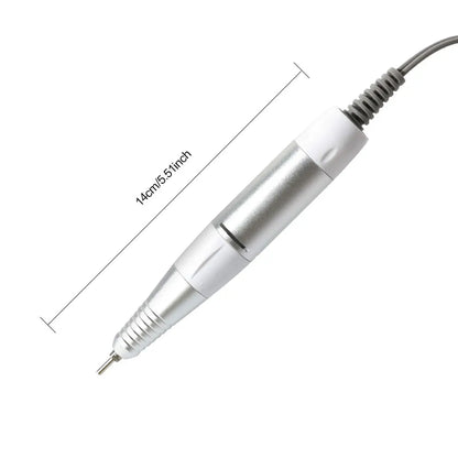5-Pin Electric Nail Drill Pen Handpiece - Manicure & Pedicure File, Polish and Grinding Machine Accessory