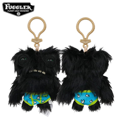Original Fuggler Tooth Monster Keychain – Cute Wide-Eyed Plush Toy, Funny Ugly Monster Doll Pendant Gift
