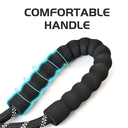 Reflective Strong Dog Leash - Available in 150/200/300cm, Long Lanyard Walking Traction Rope for Small to Large Dogs