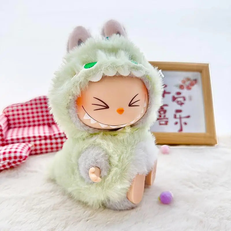Labubu 15-17cm Pendant Sitting Baby Shark Bee Dinosaur Cute Doll Accessories & Decoration Clothes