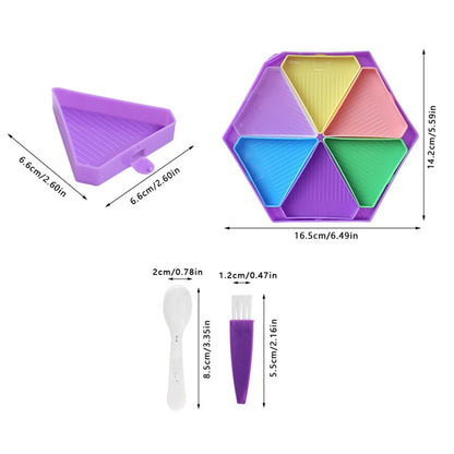 Removable 6 Slot Diamond Painting Storage Containers – Large Trays & Accessories