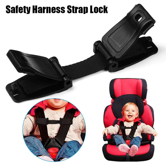 Car Seat Belt Adjustable Strap – Highchair Safety Harness with Chest Clip, Anti-Escape Child Baby Travel Car Backpack Strap Lock