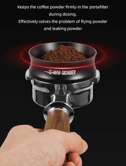 51/54/58mm Magnetic Espresso Dosing Funnel – Coffee Dosing Ring for Portafilter, Barista Brewing Tools