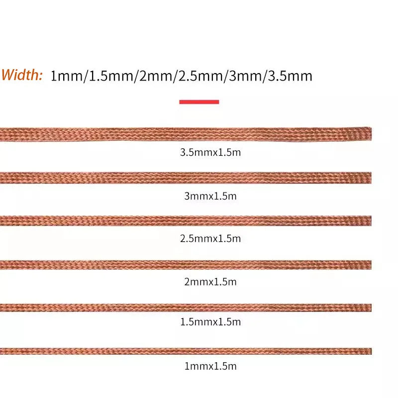 Solder Wire Desoldering Braid – Flux-Infused Wick for BGA and Electronic Repair
