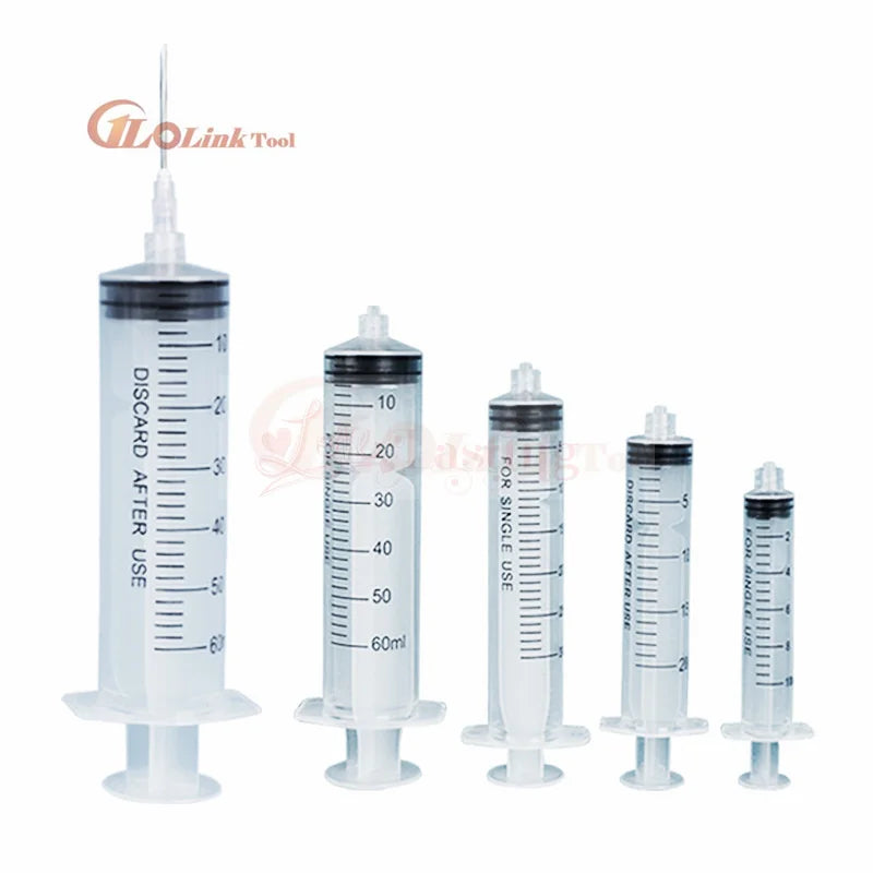 20pcs Luer Lock Plastic Syringes (1ML-100ML) - Nutrient Syringe Tools, Sampler & Measure Parts
