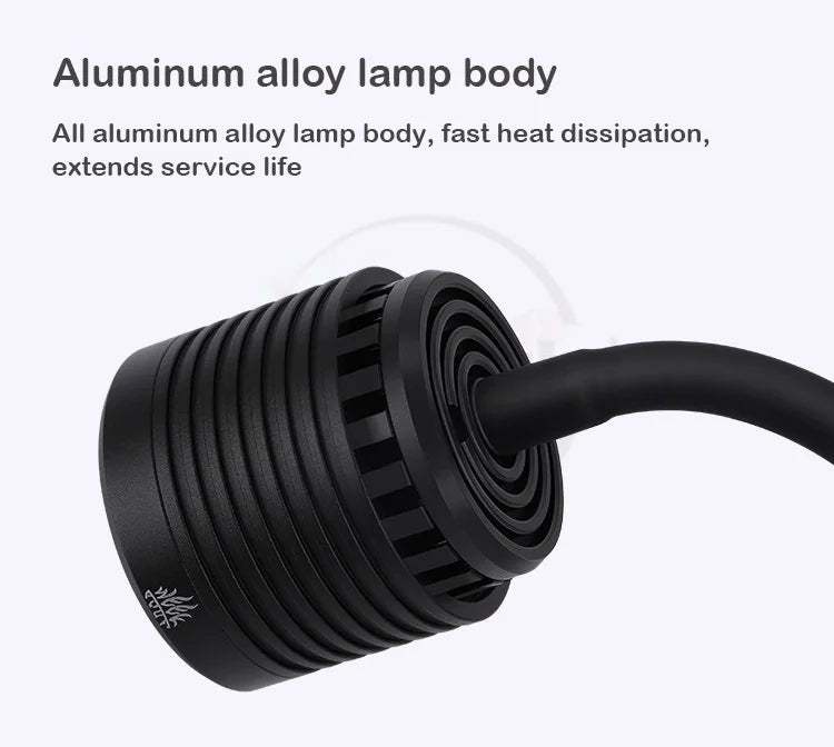 Aqua Week Mini7pro-F Aquarium LED Light – Waterproof Plant & Fish Tank Lighting, Terrarium Accessories