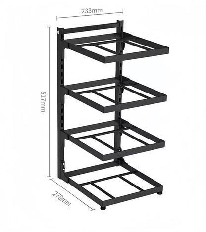 Multi-Layer Kitchen Sink Storage Rack – Adjustable Cooker and Pot Rack for Home Stovetop Cabinets