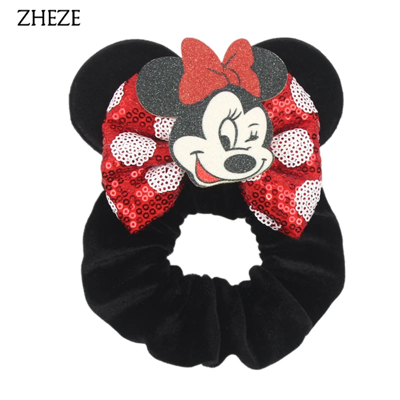 Velvet Mouse Scrunchies - Cute Elastic Ponytail Holders & Hair Accessories for Girls