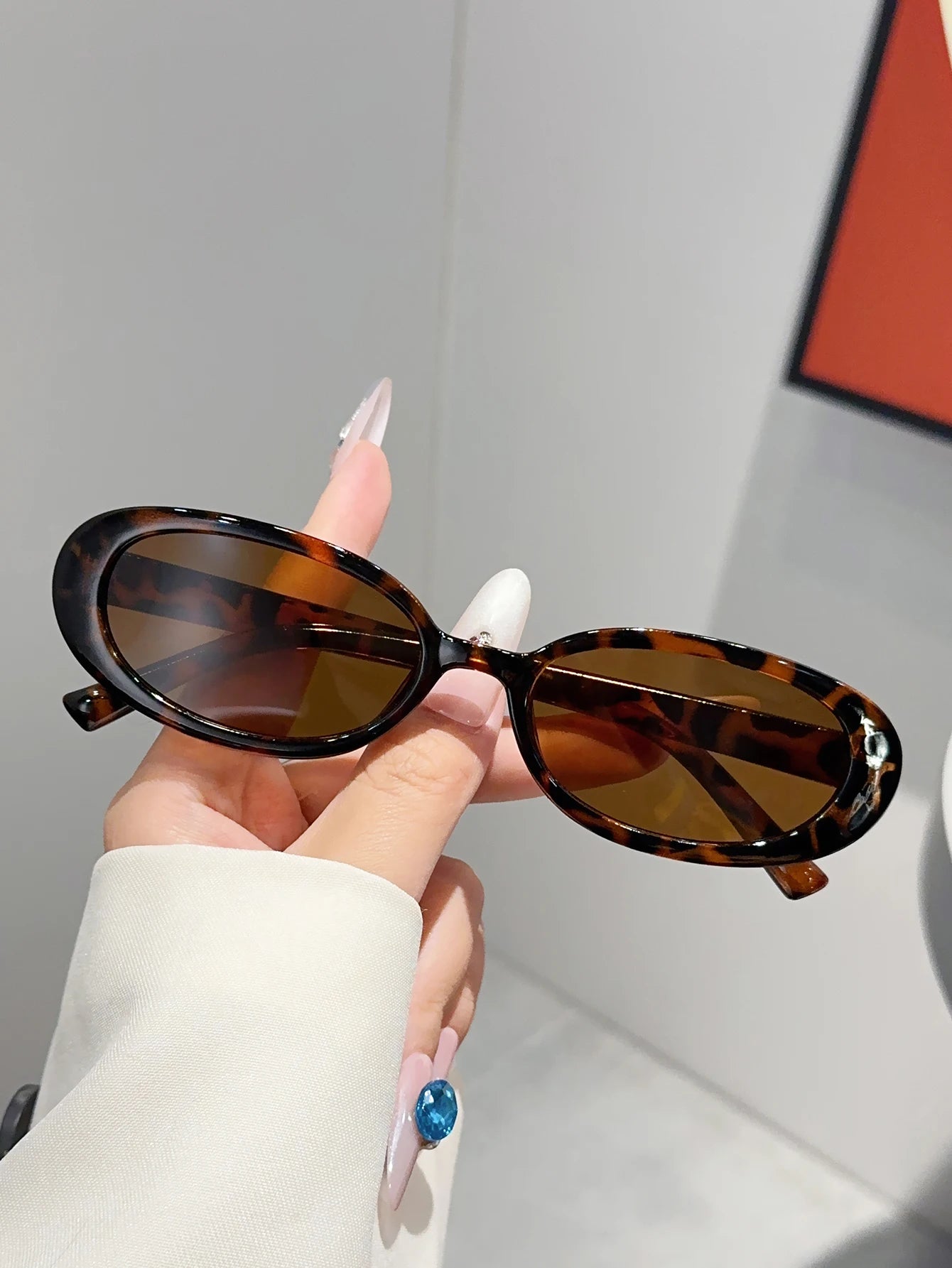 Fashionable Mixed Glasses Set - Chic Black & Tortoiseshell Oval Eyewear for Women Daily Wear