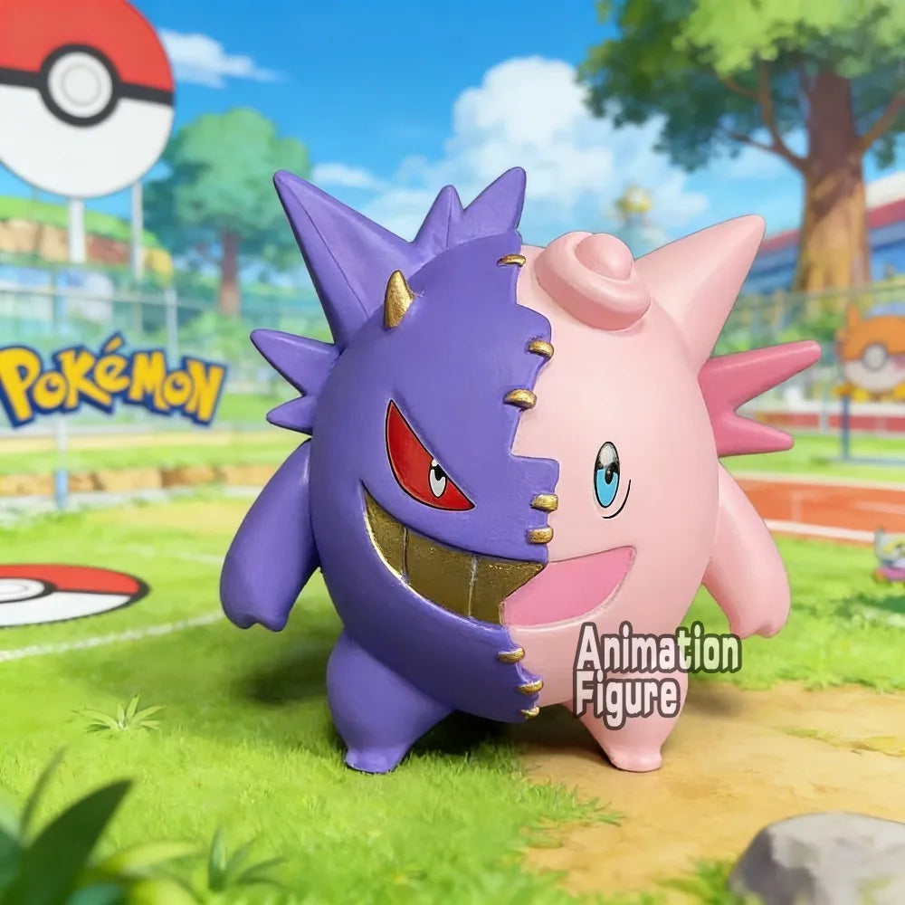 7.5cm Anime Pokémon Figures – Gengar & Clefable PVC Action Toys for Kids Collection & Gifts