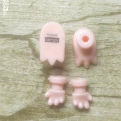 DIY Labubu Macaron Dolls Accessories – Vinyl Face & Hand Foot Blind Box with Switching Emotions