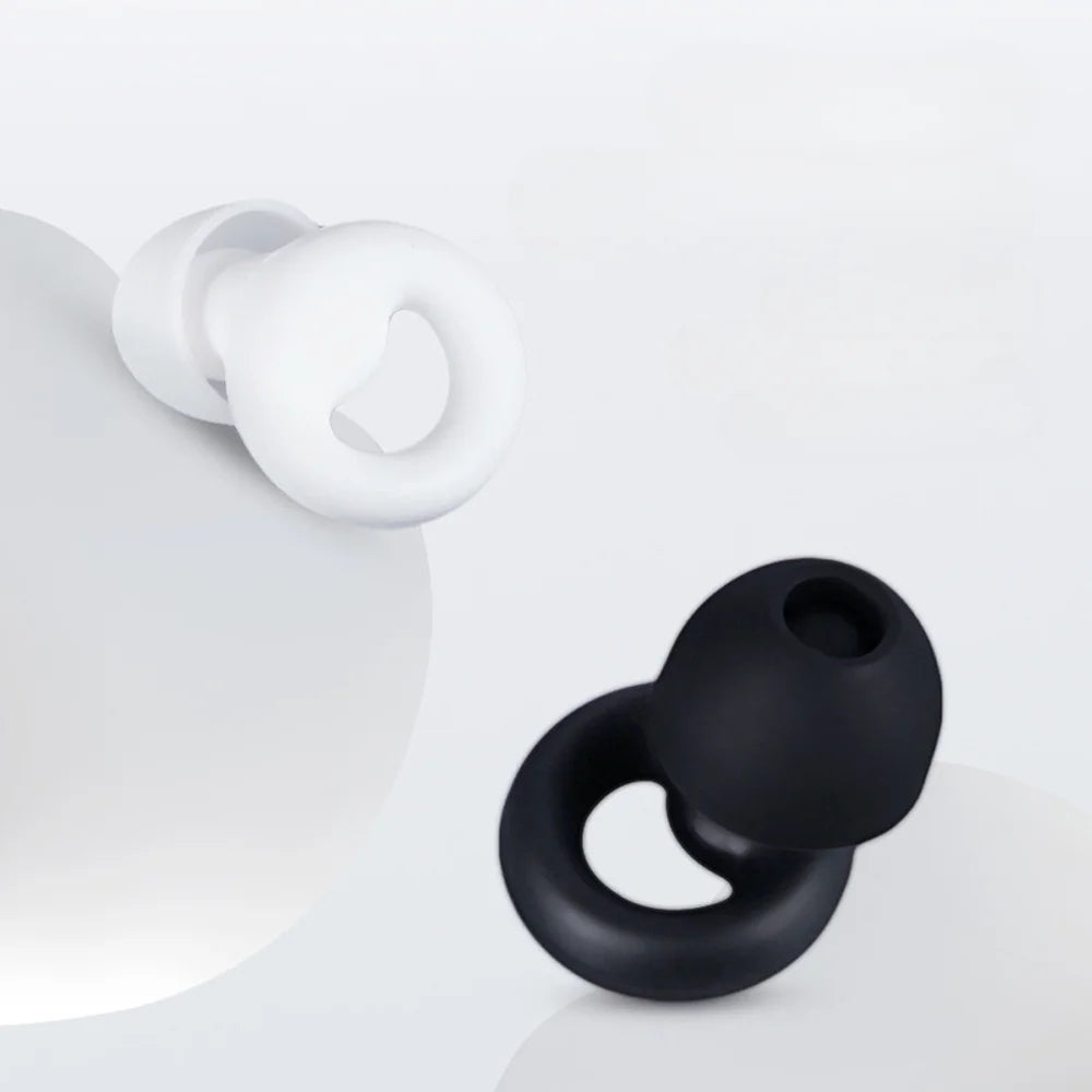 Anti-Noise Silicone Earplugs — Sleep, Noise Reduction, Waterproof Swimming, Soft Soundproof Ear Protectors