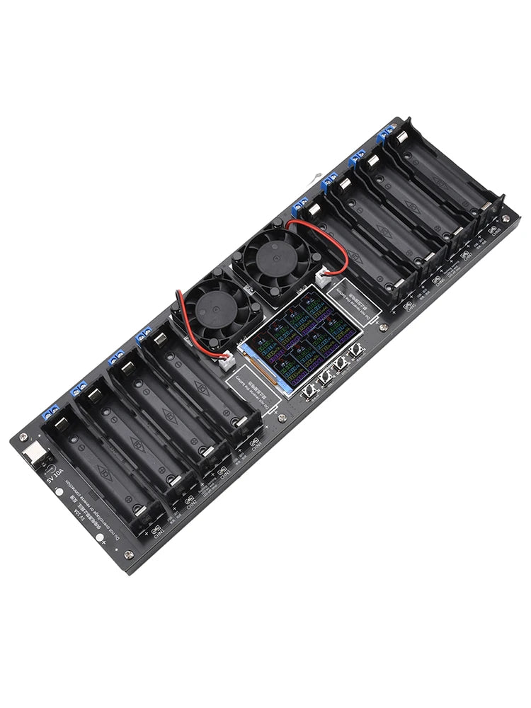 18650 Lithium Battery Capacity Tester – Digital DC Power Detector with 2.4-inch Color Screen, 5V 10A Automatic Measurement