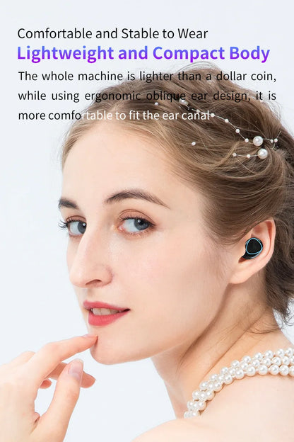 M10 Wireless Earbuds – High-Quality Bluetooth Headset for Sports, Gaming & Music with Built-in Power Bank