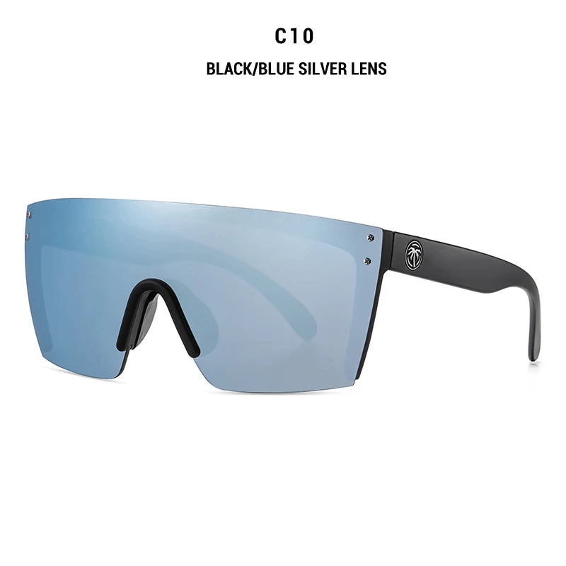 NEW Luxury Brand Mirrored Polarized Sunglasses — Men’s Sport Goggles with UV400 Protection & Case