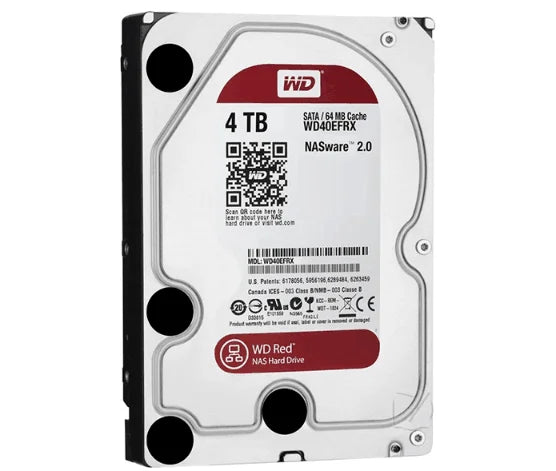 Western Digital WD Red NAS Hard Drive – 4TB, 3TB, 2TB, 6TB 3.5" SATA 6Gb/s with 64MB Cache for Desktop