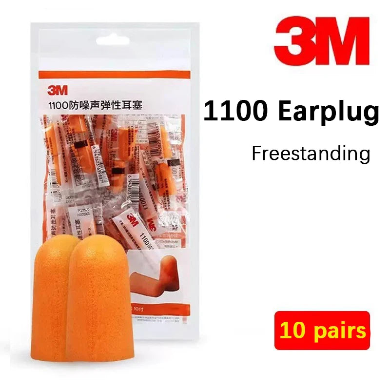 10 Pairs 3M Ultra Noise Protection Earplugs – Industrial & Mechanical Noise Reduction for Sleeping & Learning