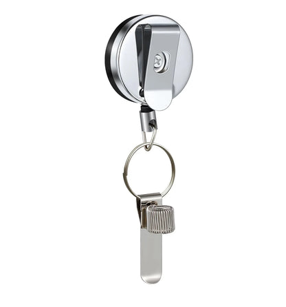 Retractable Pen Holder - Universal Pen Lanyard with Belt Clip & Key Ring for Carpenters, Nurses, Waiters & Workers
