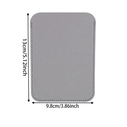 Wireless Mouse Storage Bag - PU Leather Anti-Scratch Protective Sleeve & Small Item Organizer Pouch