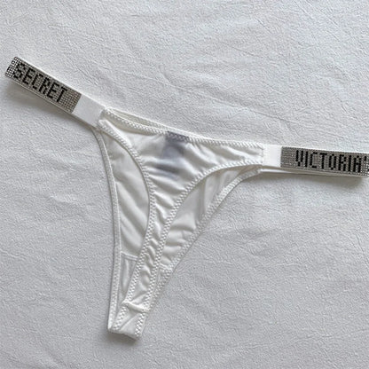 2024 New Women's Underwear – Smooth Low-Waisted Sexy Thong, Breathable, Shiny, Comfortable & Attractive Design