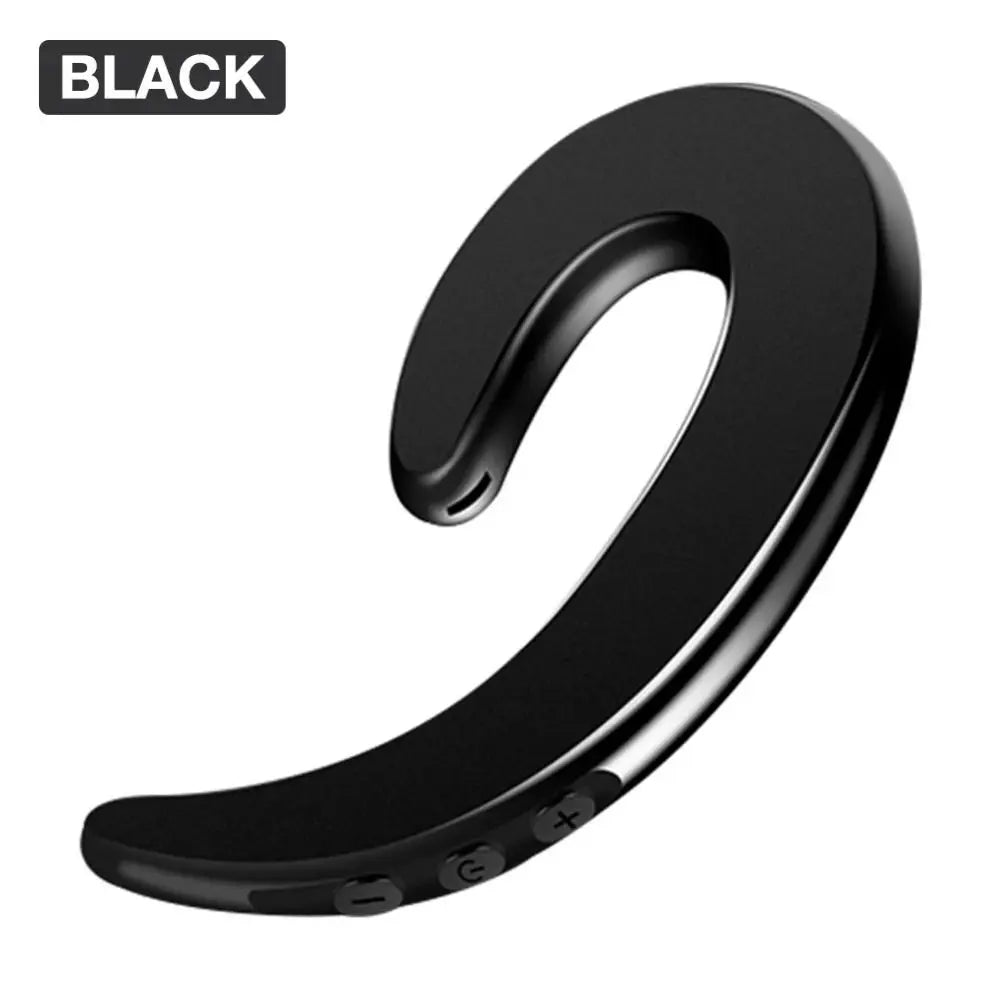 Digital Display Bluetooth Bone Conduction Headphones - Wireless 3D Stereo Earphones with Long Battery Life