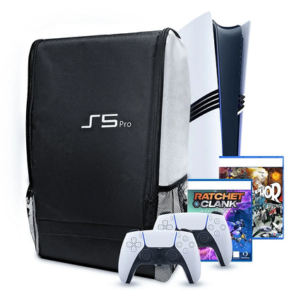 Carrying Case for PS5 Pro Gaming Console – Portable Storage Bag, Backpack & Organizer for Travel & Accessories