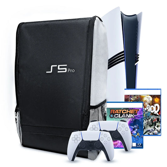 Carrying Case for PS5 Pro Gaming Console – Portable Storage Bag, Backpack & Organizer for Travel & Accessories