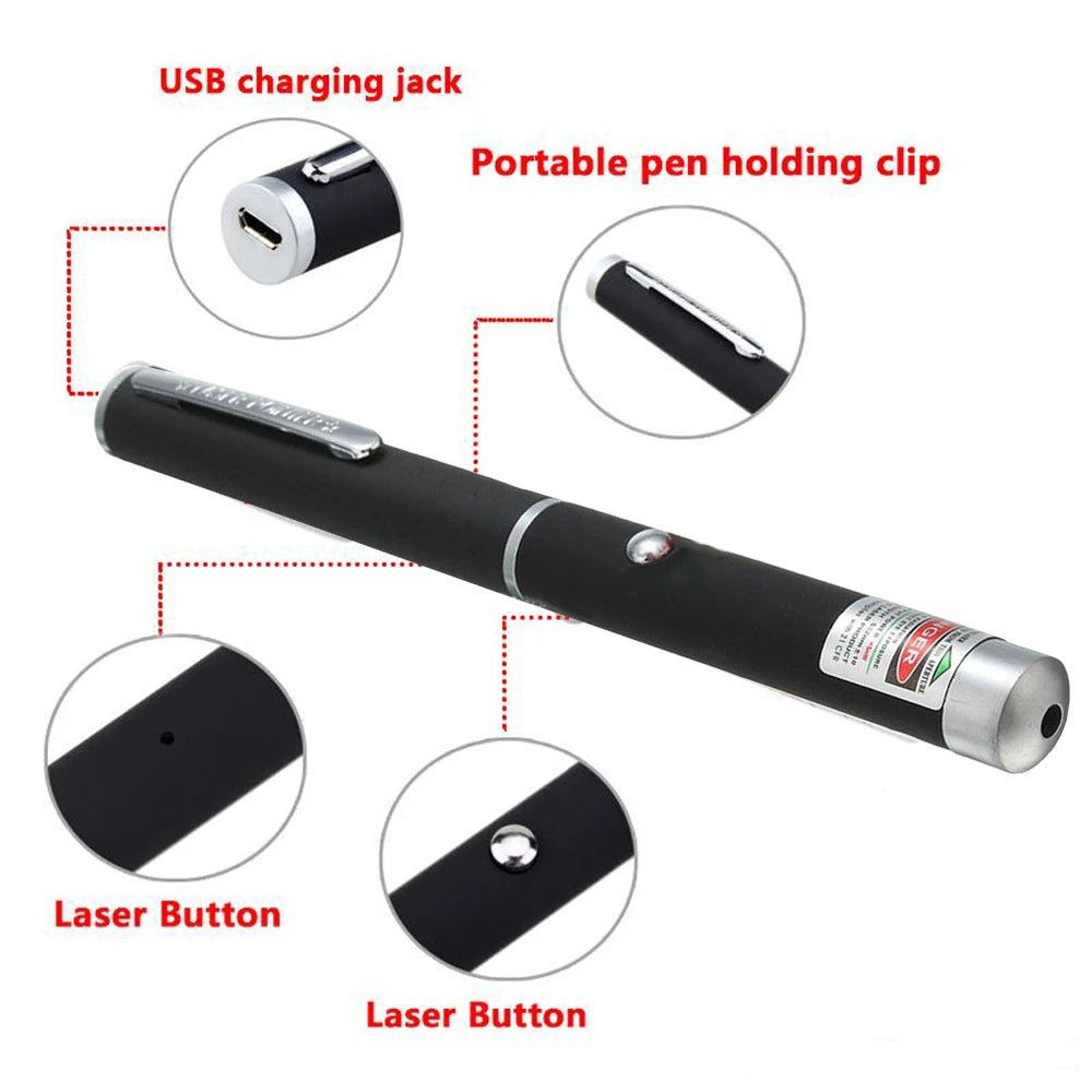 Cat Keychain 2-in-1 Laser Pointer & LED Torch – Portable Battery-Free Pet Toy for Cat Training and Play
