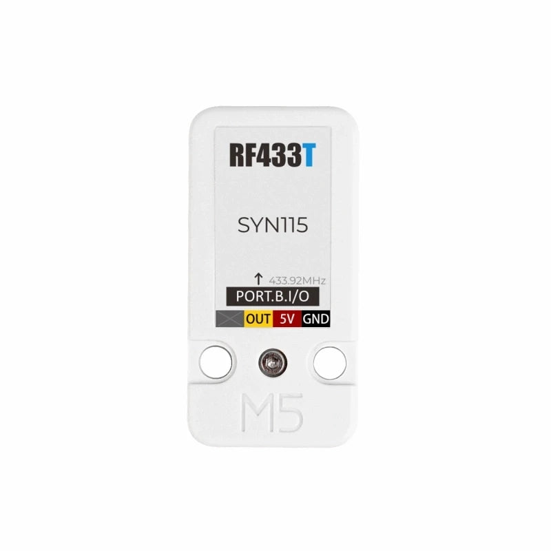 M5Stack RF433T/R 433.92MHz Wireless RF Transmitter & Receiver Module — IoT Remote Control & Automation