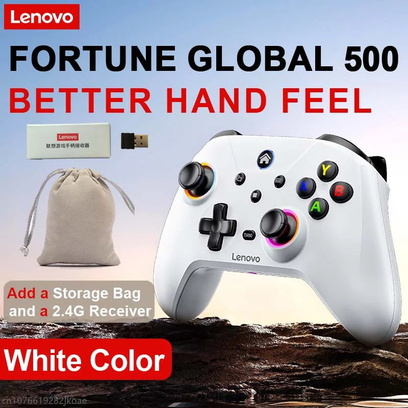 Lenovo S02 Wireless Bluetooth RGB Controller - Multi-Function Gamepad for Nintendo Switch OLED, Switch Lite, PC & Mobile