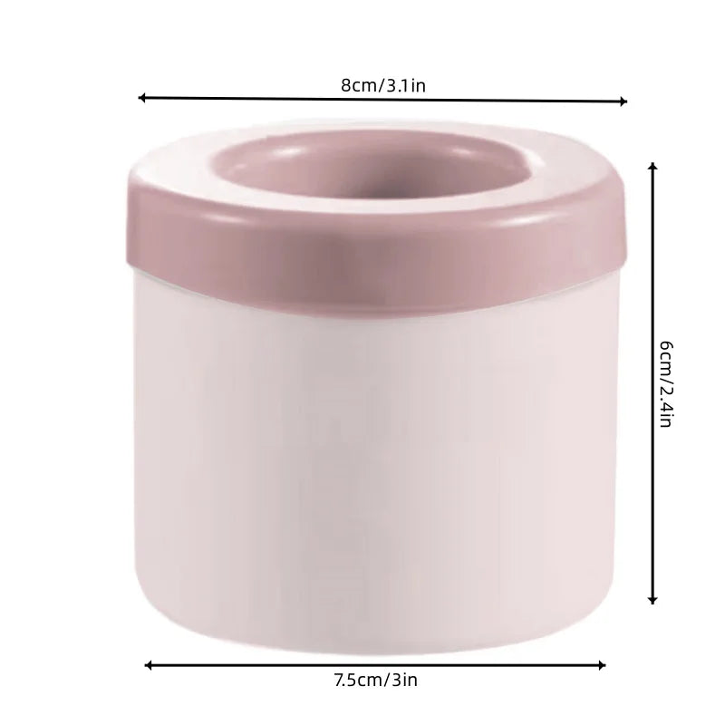 Mini Silicone Ice Cube Mold – Round Ice Bucket & DIY Ice Storage Box for Refrigerator, Creative Barware Tool