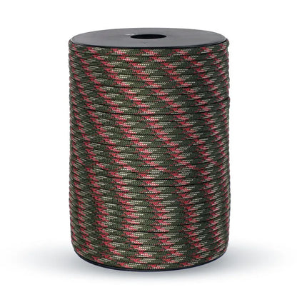 550 Military-Grade 9-Core Paracord Rope - 4mm Outdoor Survival Cord for Camping, Tents & Utility