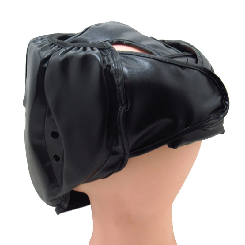 Full-Covered Boxing Helmet - Thickened Head Protector for Men & Women - Karate, Muay Thai, Taekwondo Training Head Guard