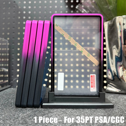 Aluminum Alloy Trading Card Holder - Gradient Metal Case for 35PT PSA & CGC Graded Card Protection