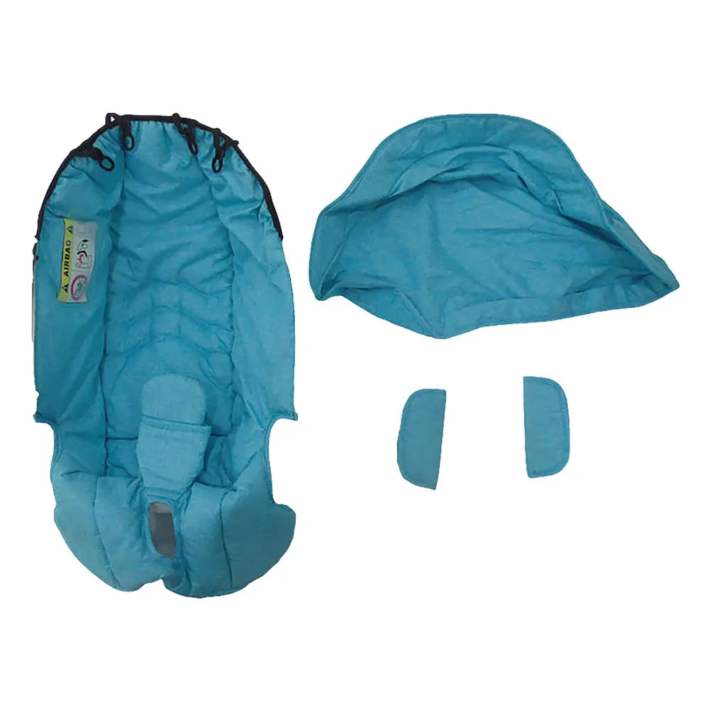 Toddler Baby Stroller Rain Cover — Waterproof Oxford Sunshade & Dustproof Cover with Soft Seat Cushion and Washing Kit