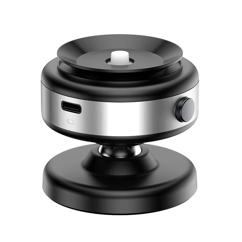 360° Magnetic Car Phone Holder – Aluminum Alloy Vacuum Adsorption Mount for iPhone & Smartphones