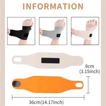 Ultra-Thin Elastic Wristband — Adjustable Breathable Compression Wrist Guard for Tendon Support & Pain Relief